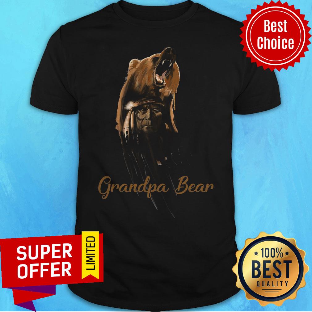 Awesome Native American Grandpa Bear Shirt