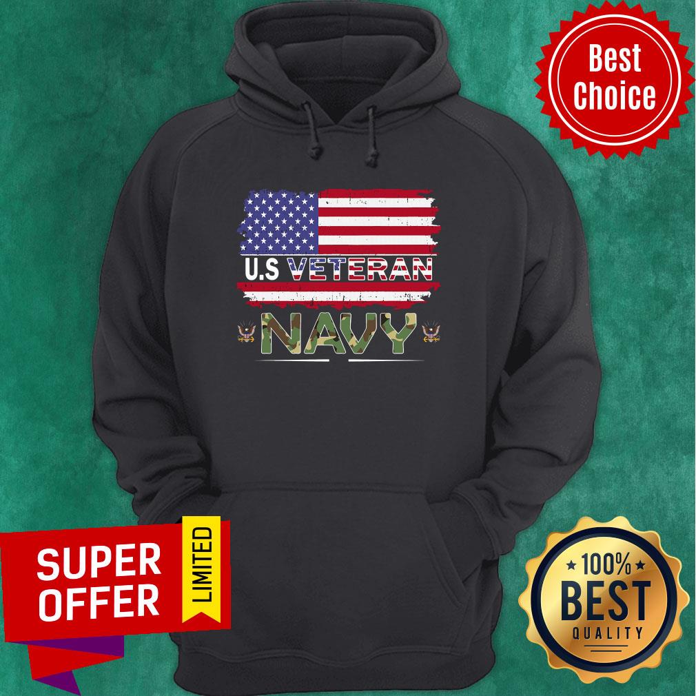 Awesome Navy Us Veteran American Flag Shirt