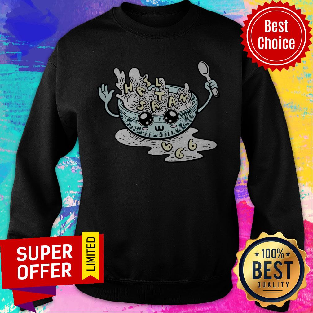 Awesome Palm Treat Hail Satan Est 666 Shirt