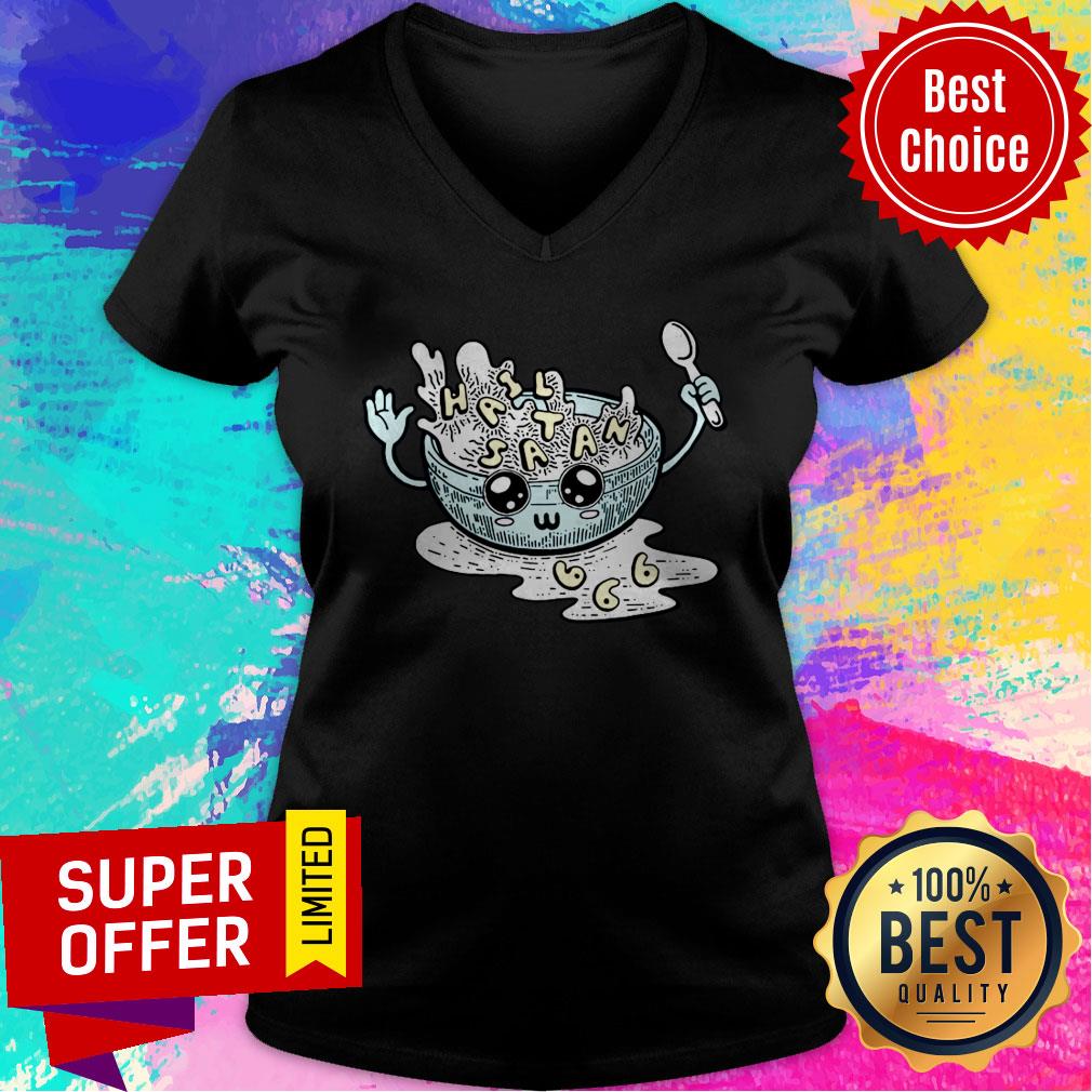 Awesome Palm Treat Hail Satan Est 666 Shirt