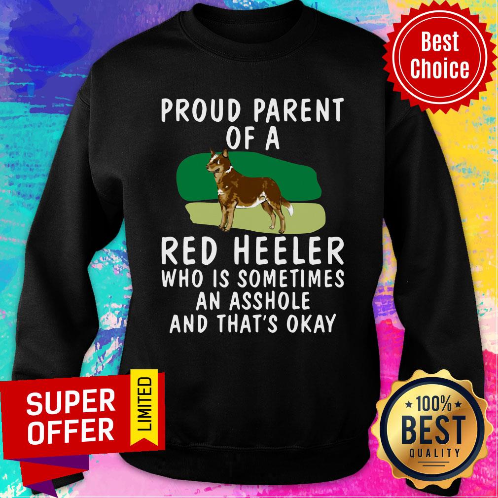 Awesome Proud Parent Of A Red Heeler Dog Shirt