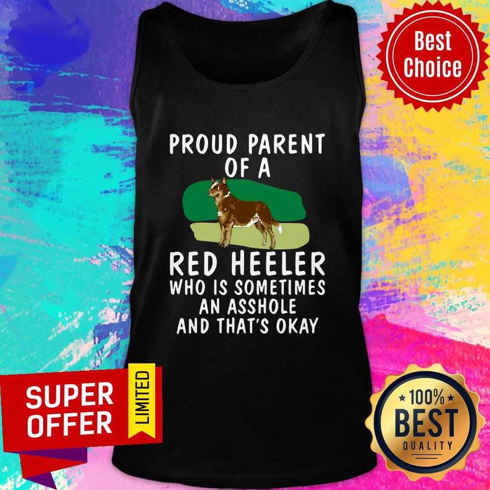 Awesome Proud Parent Of A Red Heeler Dog Shirt