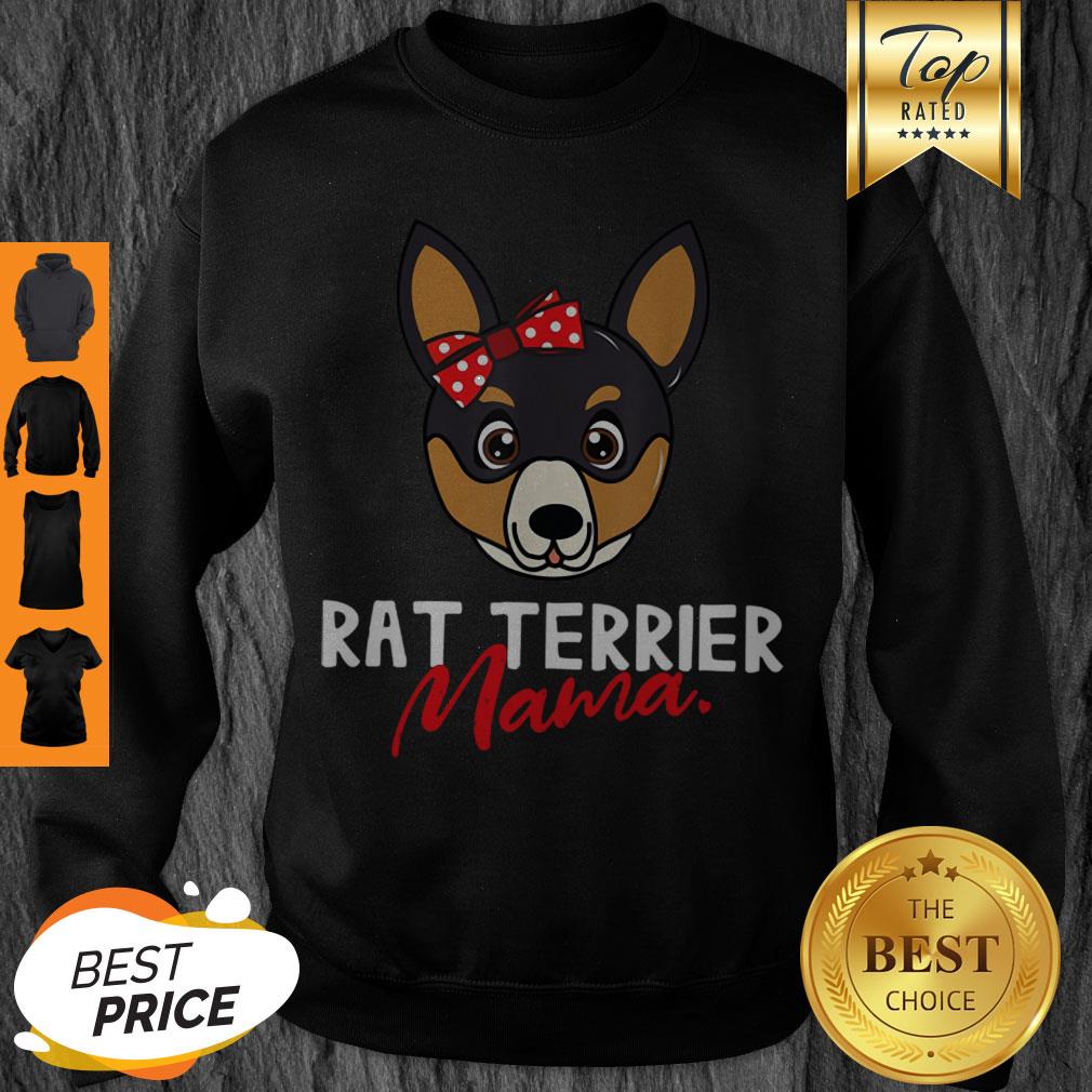 Awesome Rat Terrier Mom Mama Dog Lover Women Gift Shirt