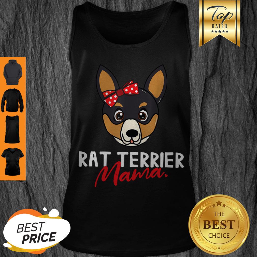Awesome Rat Terrier Mom Mama Dog Lover Women Gift Shirt