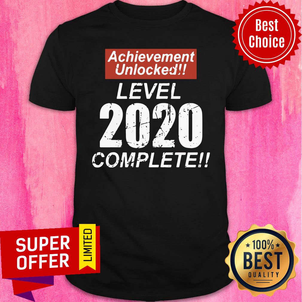 Awesome Retro Achievement Unlocked Level 2020 Complete Shirt