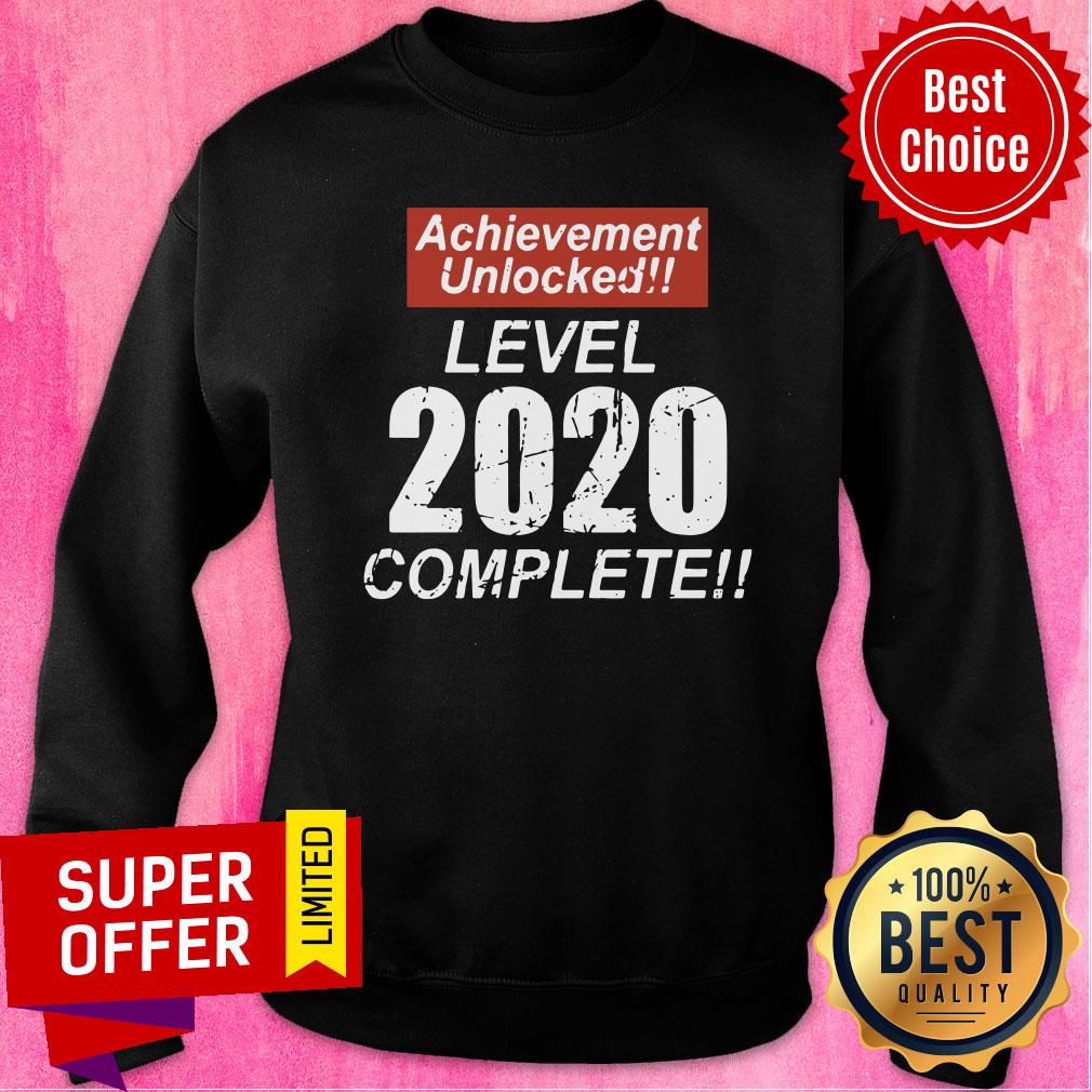 Awesome Retro Achievement Unlocked Level 2020 Complete Shirt