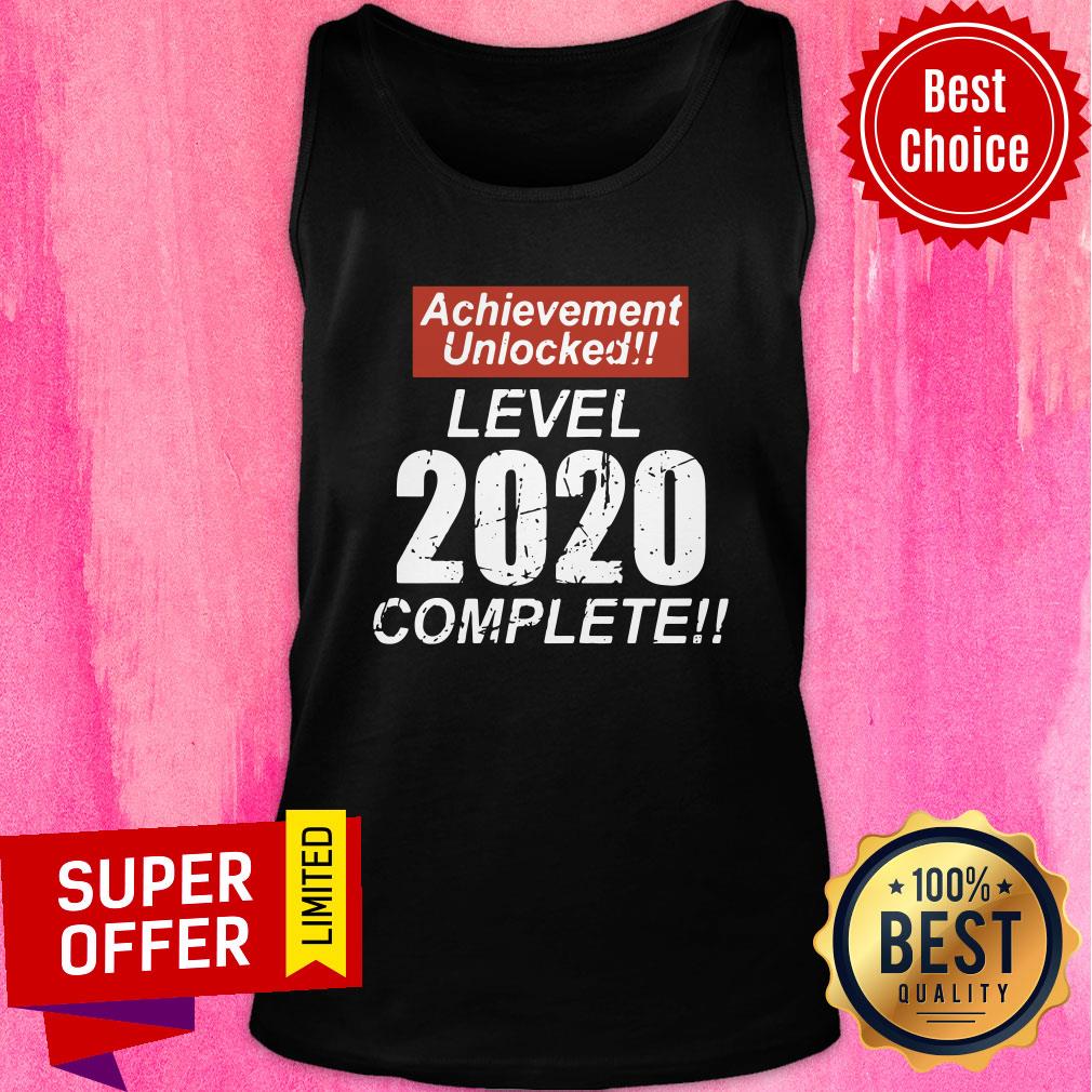 Awesome Retro Achievement Unlocked Level 2020 Complete Shirt