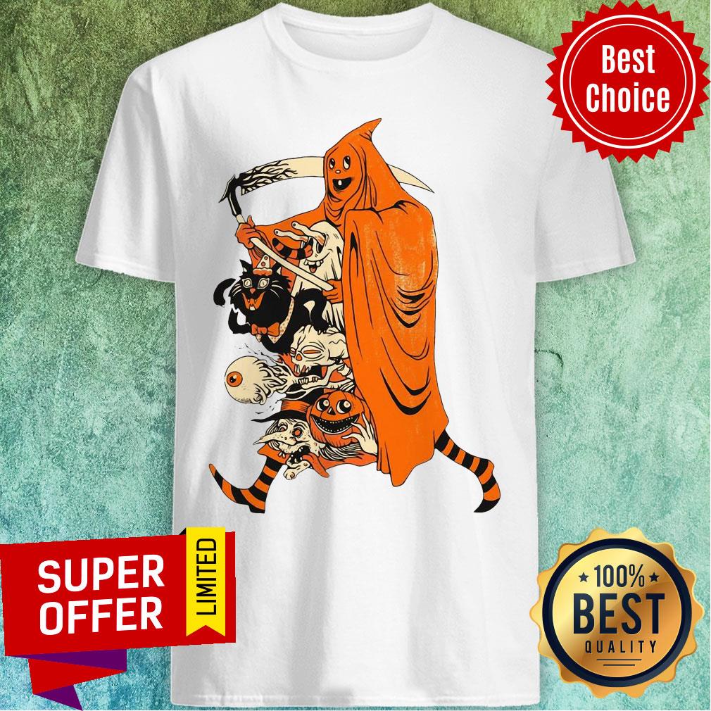Awesome Saint Halloween Grim Reaper Shirt