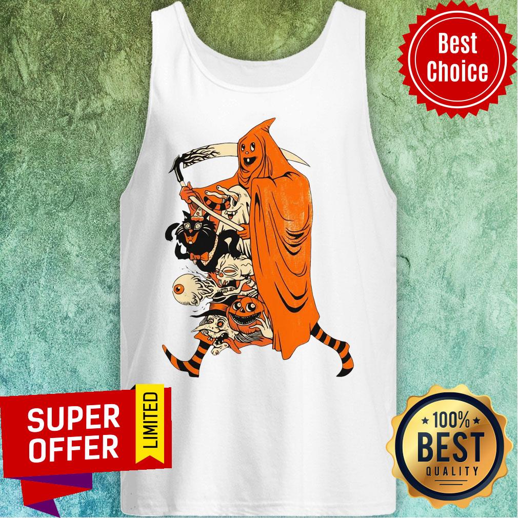 Awesome Saint Halloween Grim Reaper Shirt