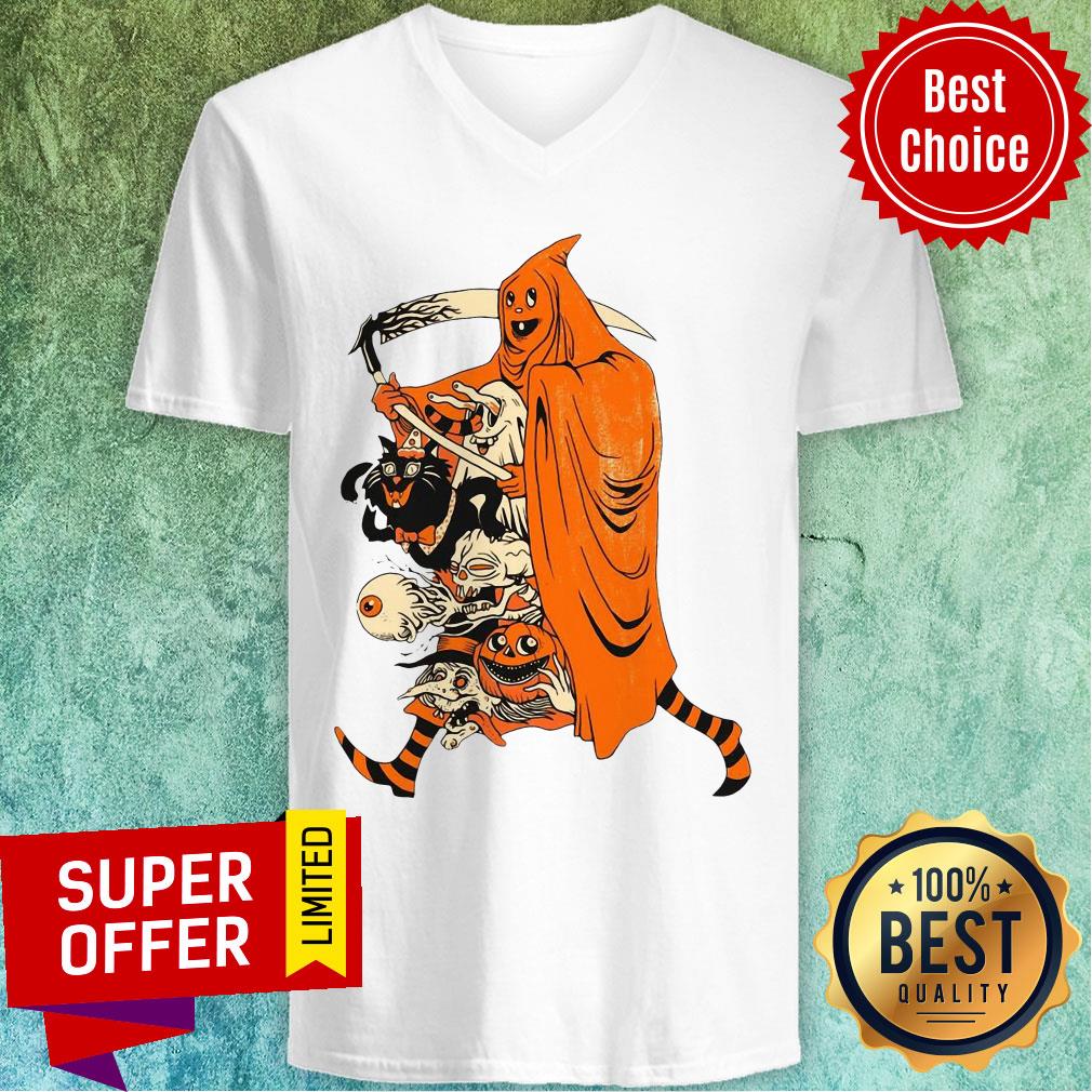 Awesome Saint Halloween Grim Reaper Shirt