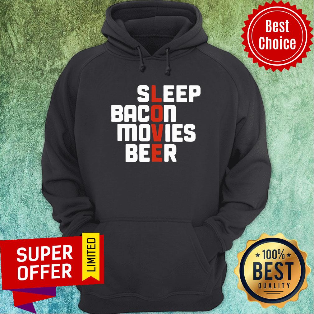Awesome Sleep Bacon Movies Beer Shirt