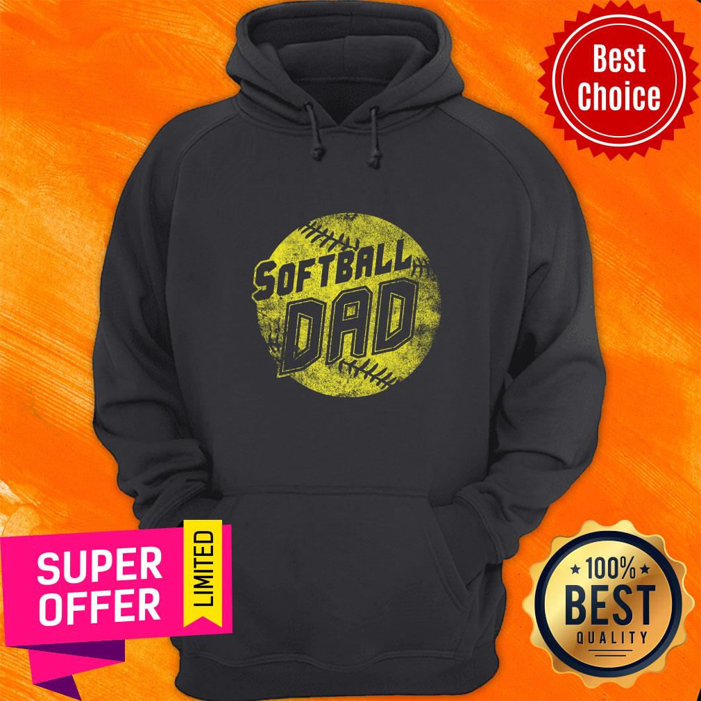 Awesome Softball Dad Crewneck Shirt