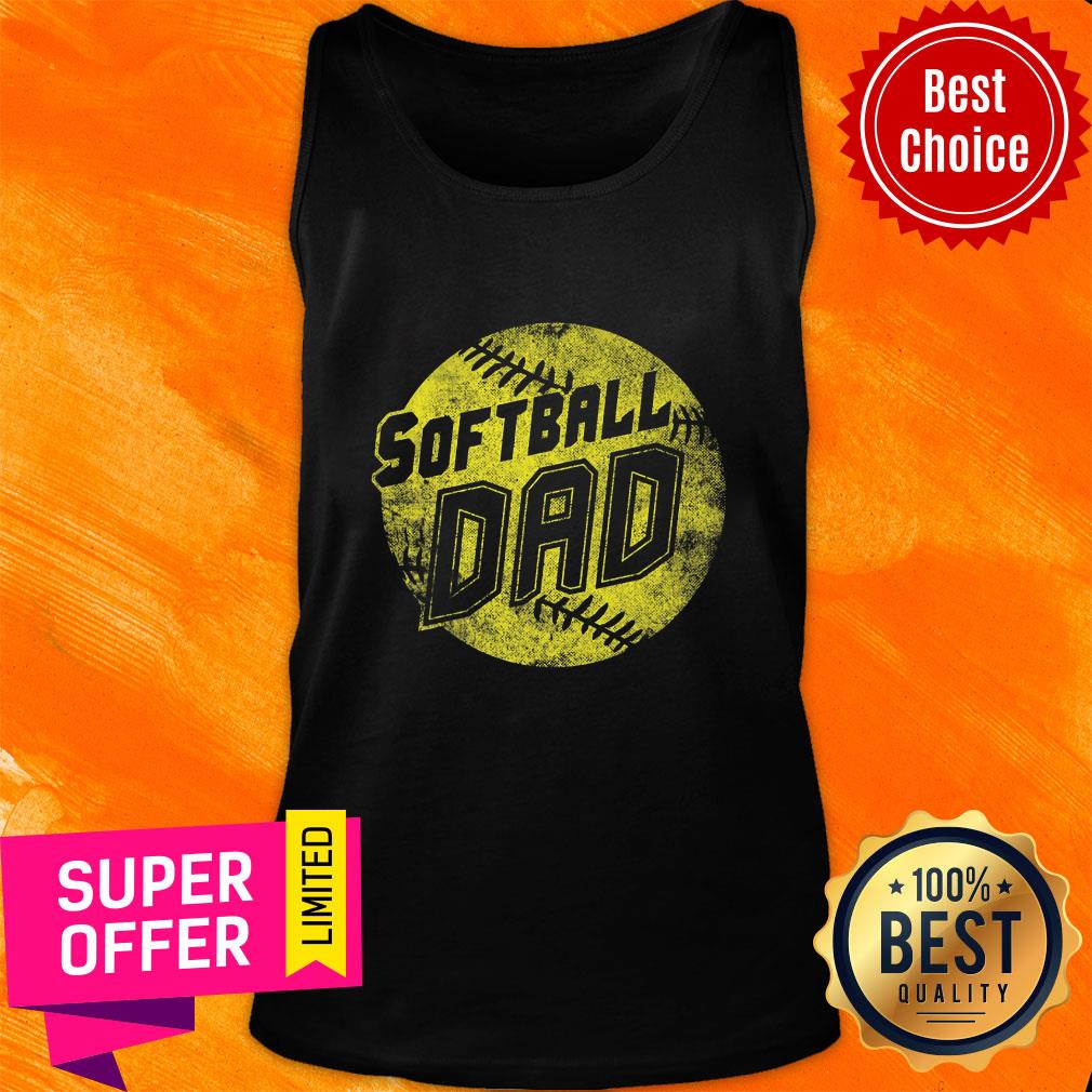Awesome Softball Dad Crewneck Shirt