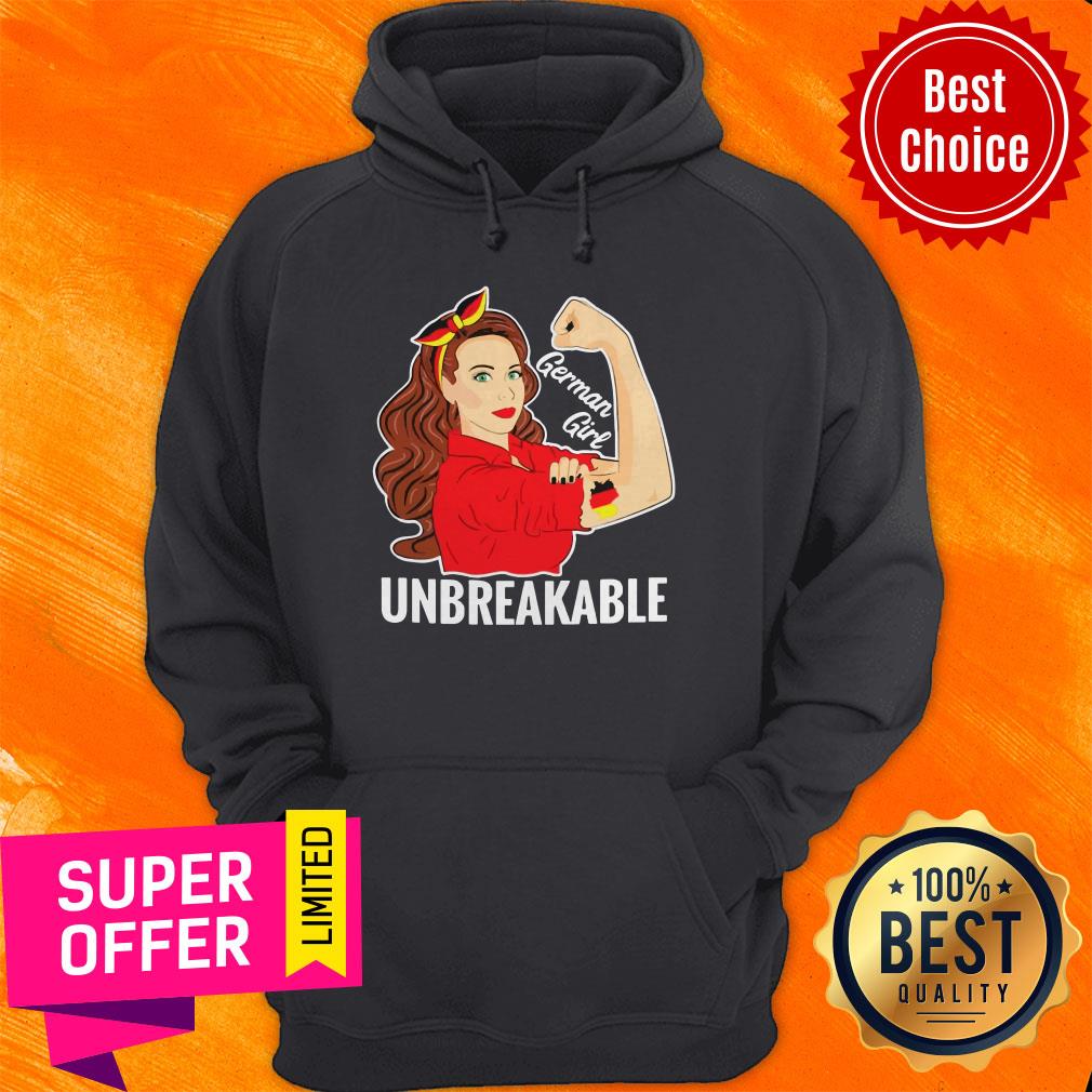 Awesome Strong Woman Tattoo German Girl Unbreakable Shirt