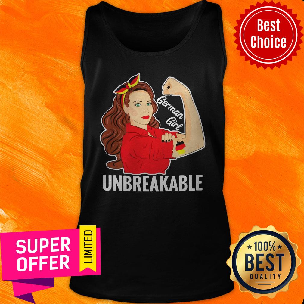 Awesome Strong Woman Tattoo German Girl Unbreakable Shirt
