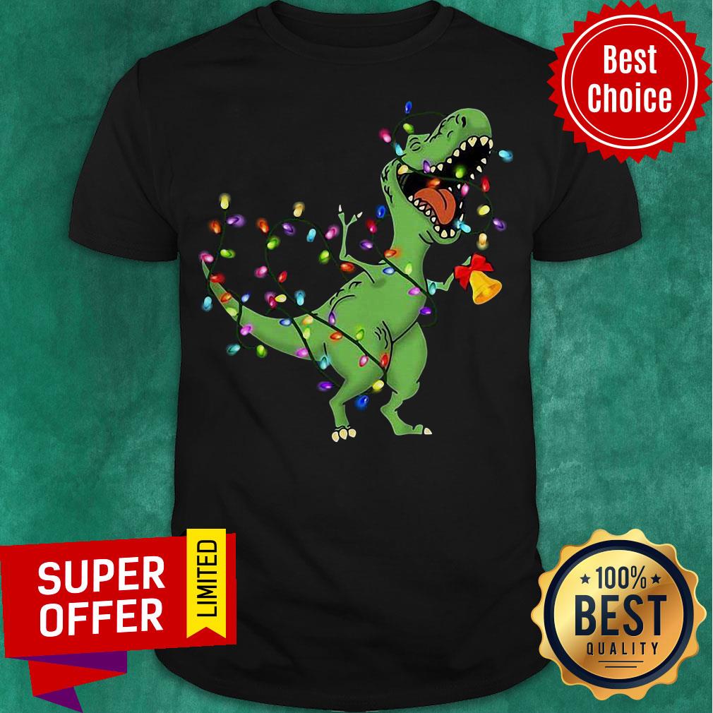 Awesome T-res Saurus Merry Christmas Shirt