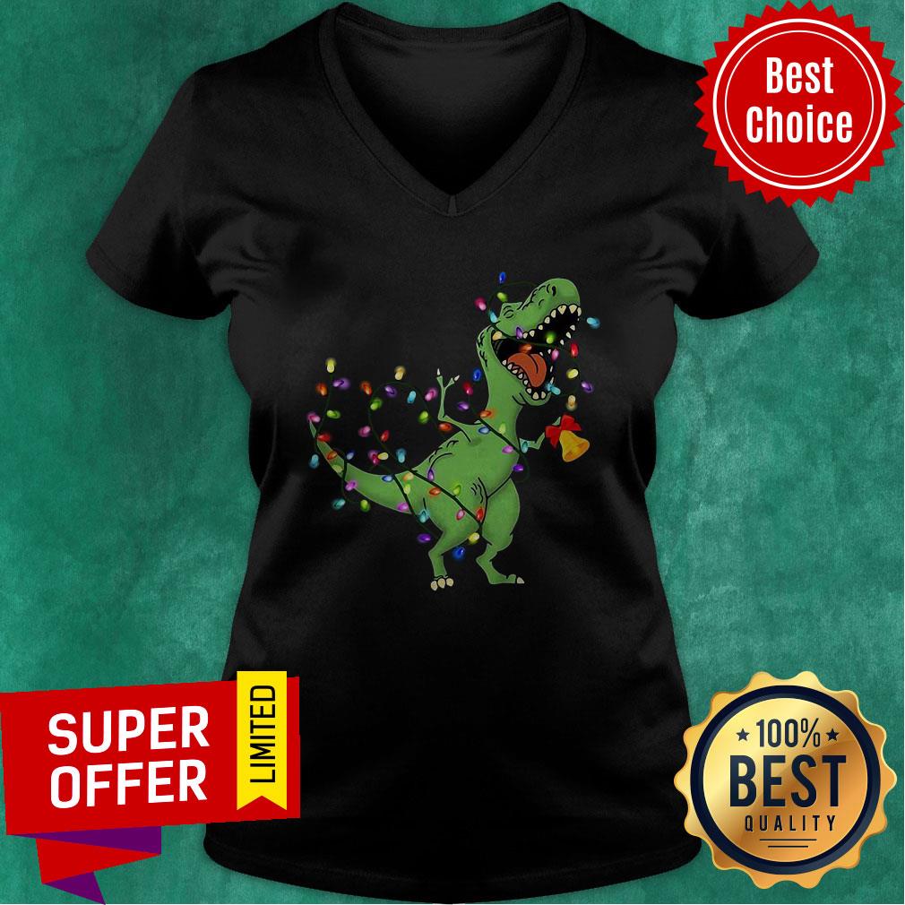 Awesome T-res Saurus Merry Christmas Shirt