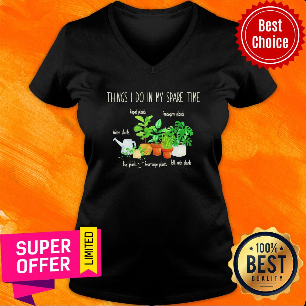 Awesome Things I Do In My Spare Time Plant Shirt