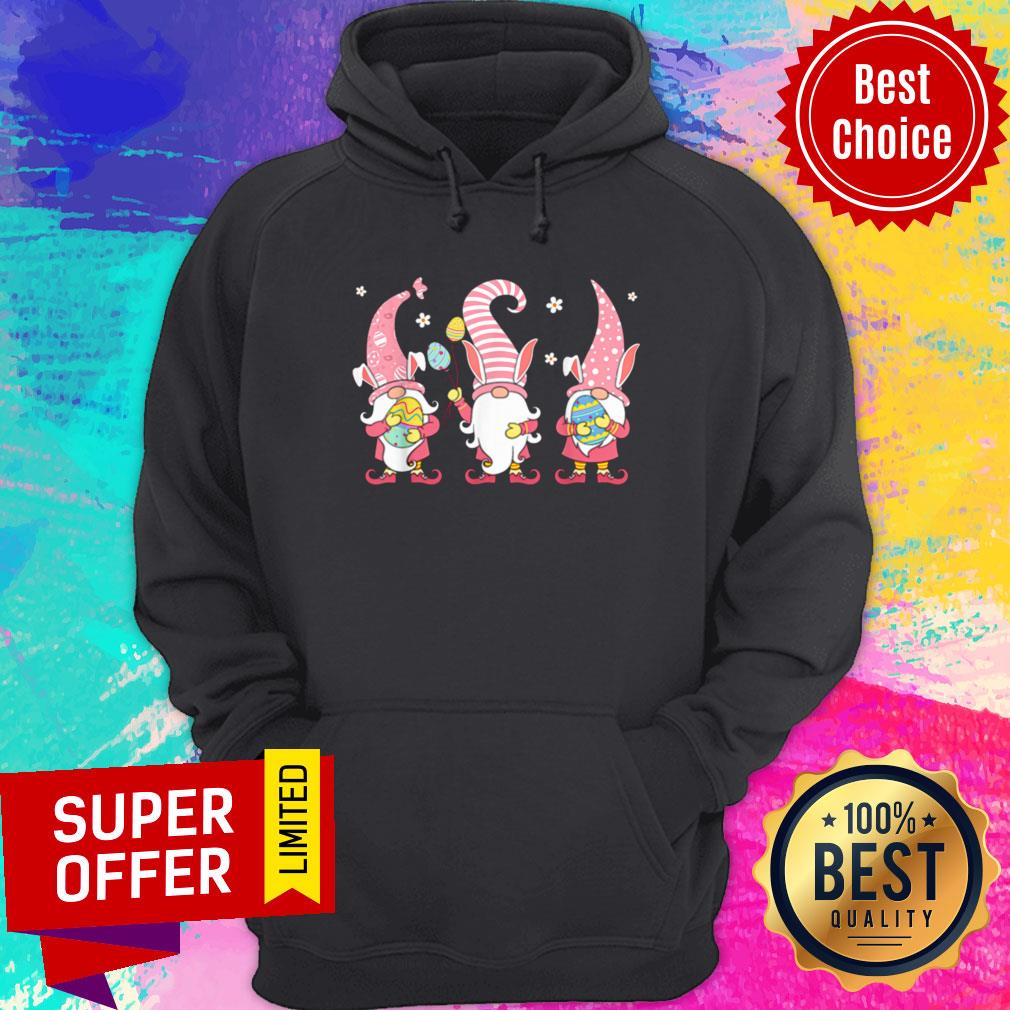 Awesome Three Gnomes Easter Day Bunny Eggs Hunting Shirt