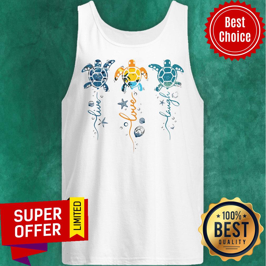 Awesome Turtle Live Love Laugh Shirt