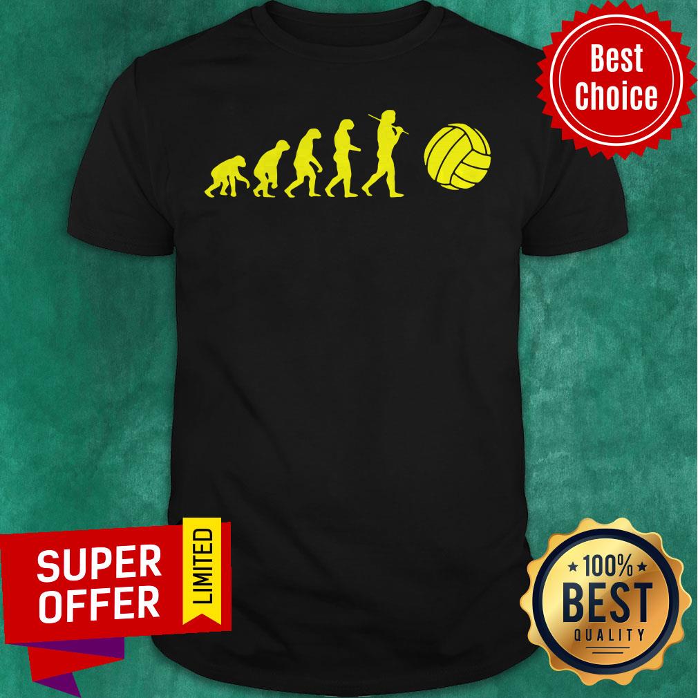 Awesome Volleyball Evolution Sport Volleyballer Ball Dig Shirt
