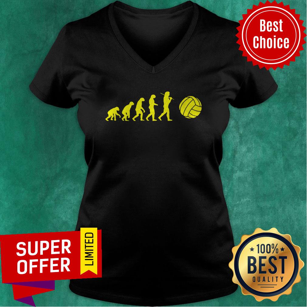 Awesome Volleyball Evolution Sport Volleyballer Ball Dig Shirt