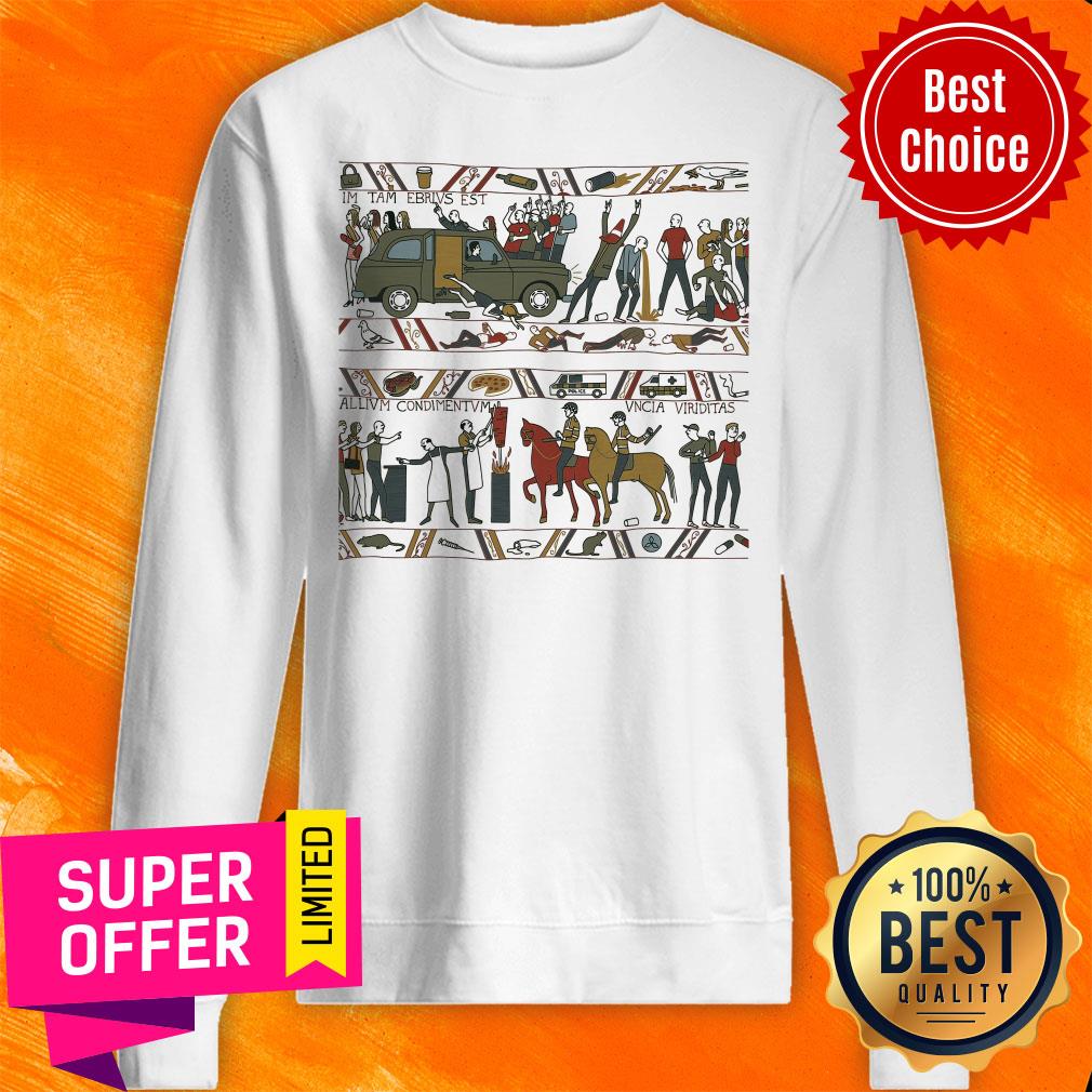 Bayeux Kicking Out Time Square Shirt