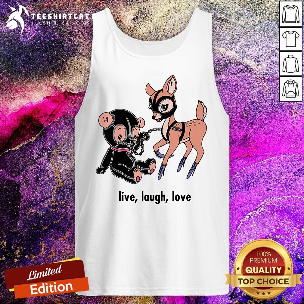 Bear And Deer Live Laugh Love Shirt