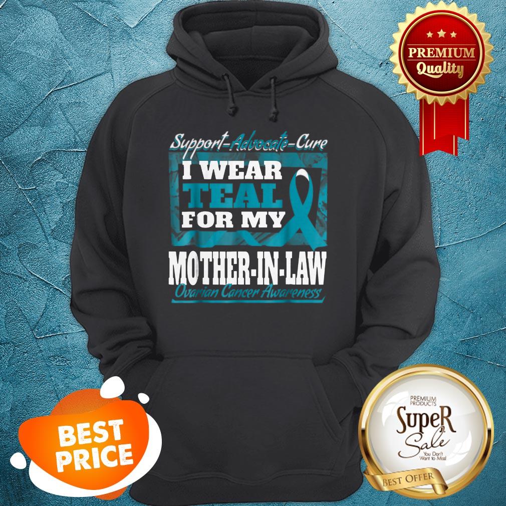 Beautiful Ovarian Cancer Awareness Ribbon For Mother In Law Shirt