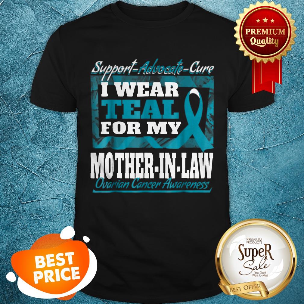 Beautiful Ovarian Cancer Awareness Ribbon For Mother In Law Shirt