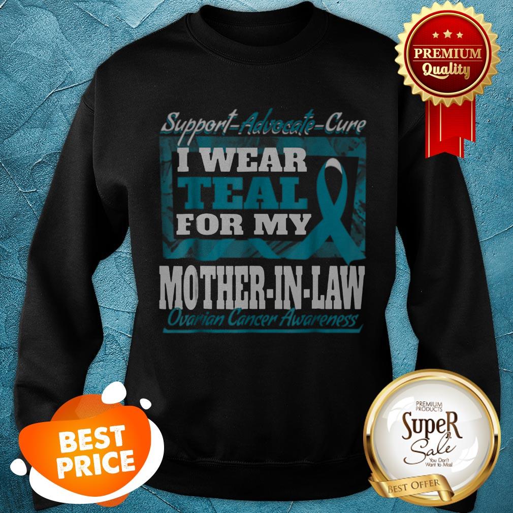 Beautiful Ovarian Cancer Awareness Ribbon For Mother In Law Shirt