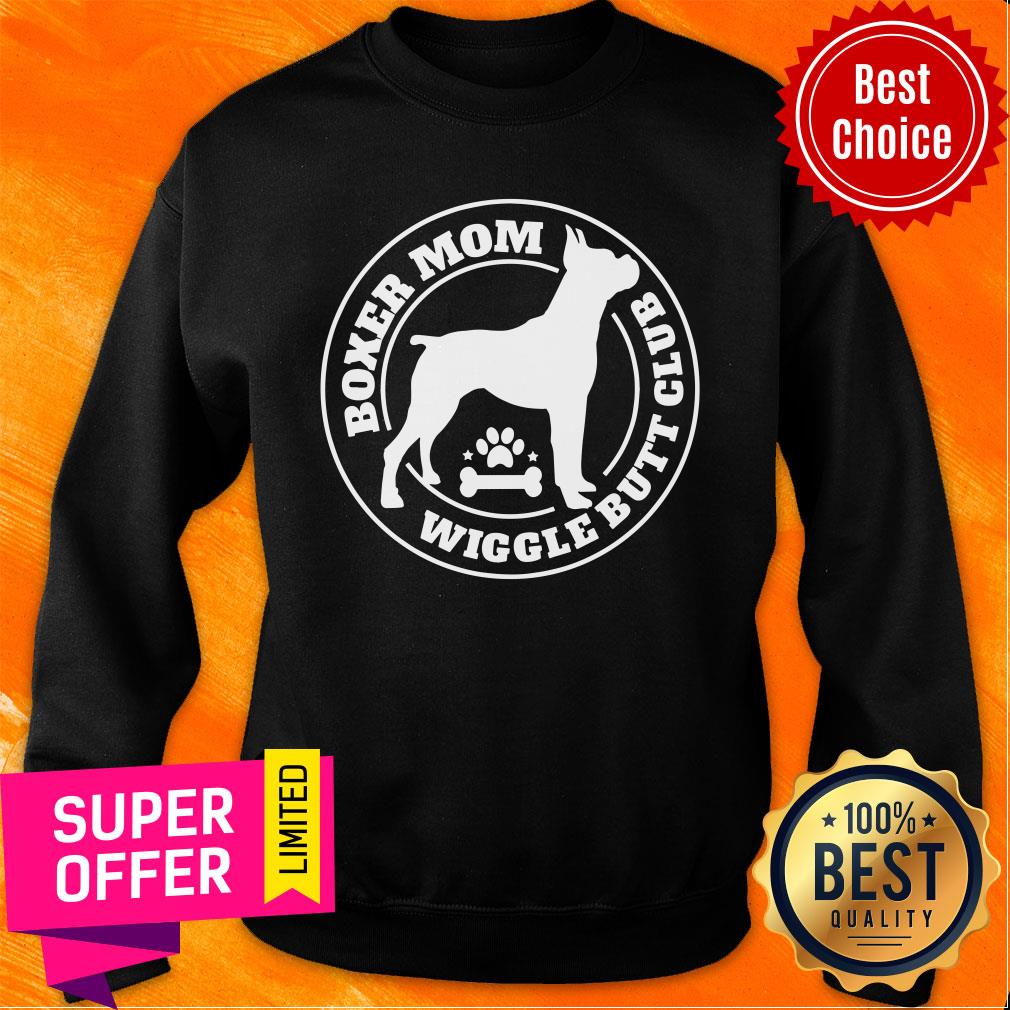 Boxer Dog Mom Wiggle Butt Club Shirt