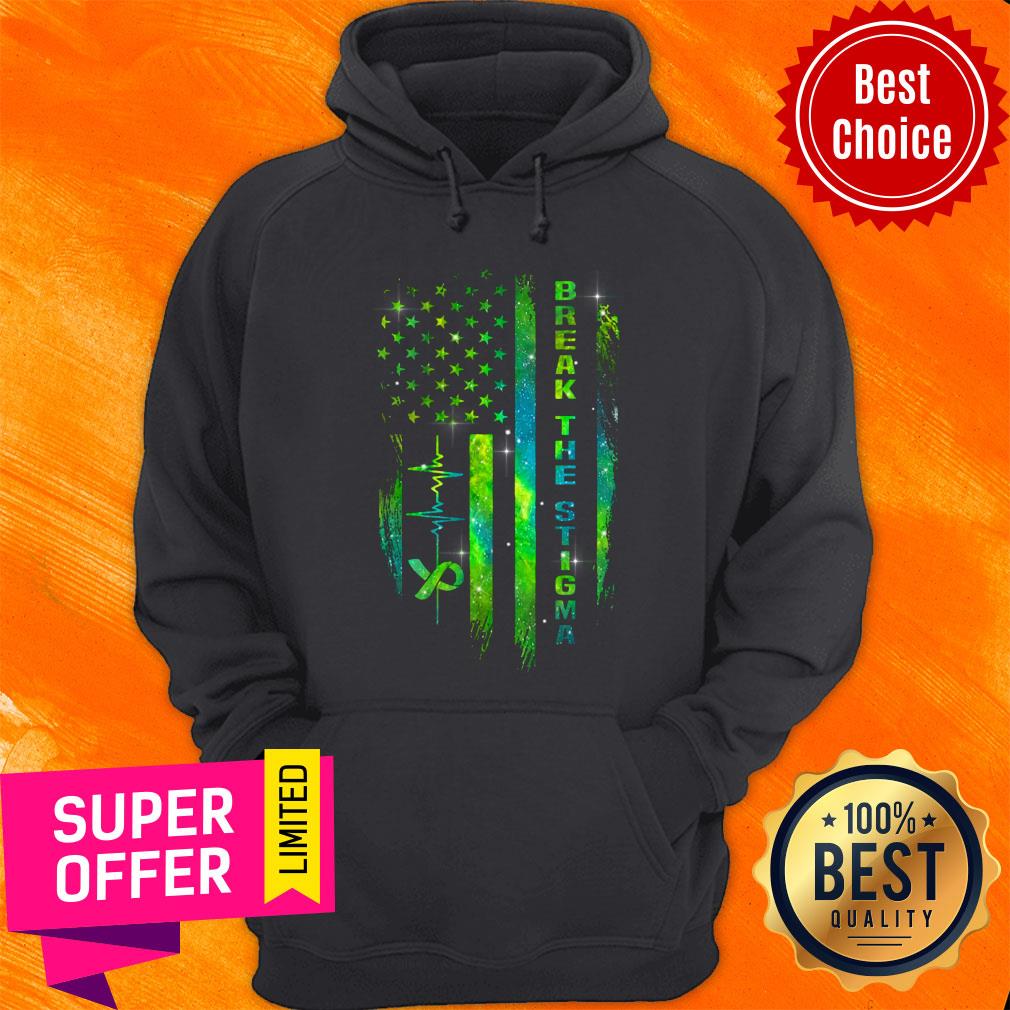 Break The Stigma American Flag Shirt