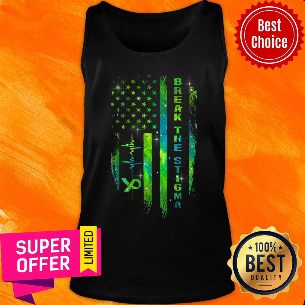 Break The Stigma American Flag Shirt