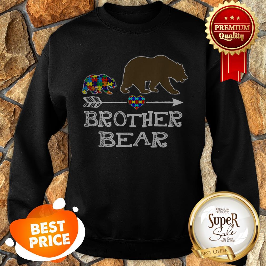 Brother Bear Autism Awareness Gift Autism Baby Bear Shirt
