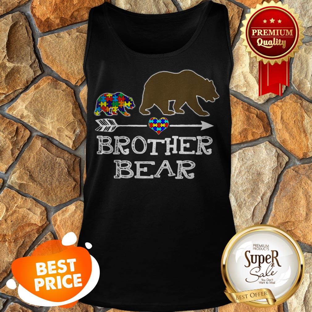 Brother Bear Autism Awareness Gift Autism Baby Bear Shirt