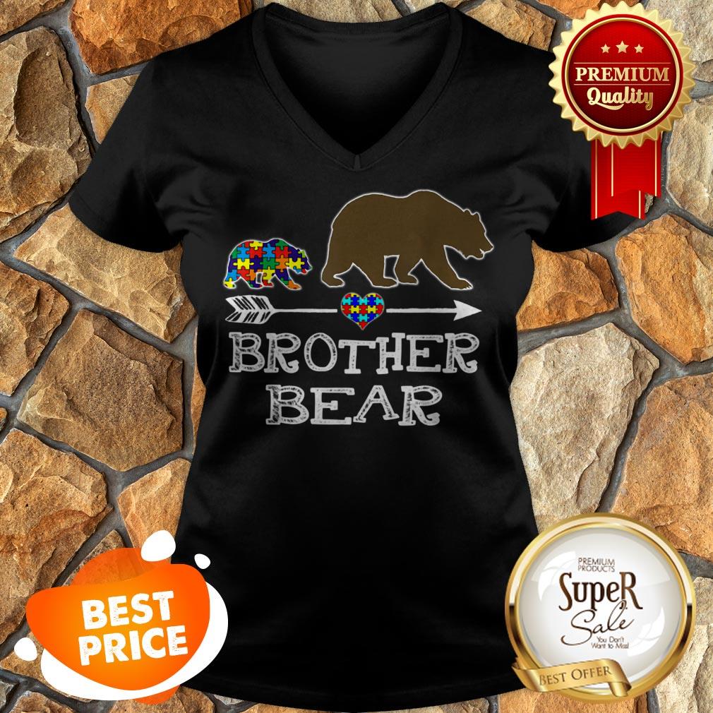 Brother Bear Autism Awareness Gift Autism Baby Bear Shirt