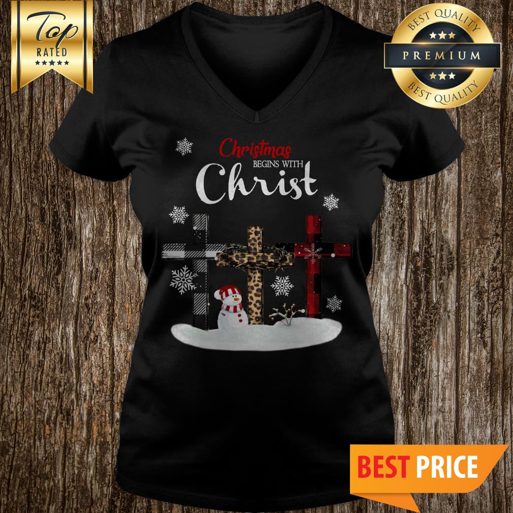Christmas Begins With Christ Shirt