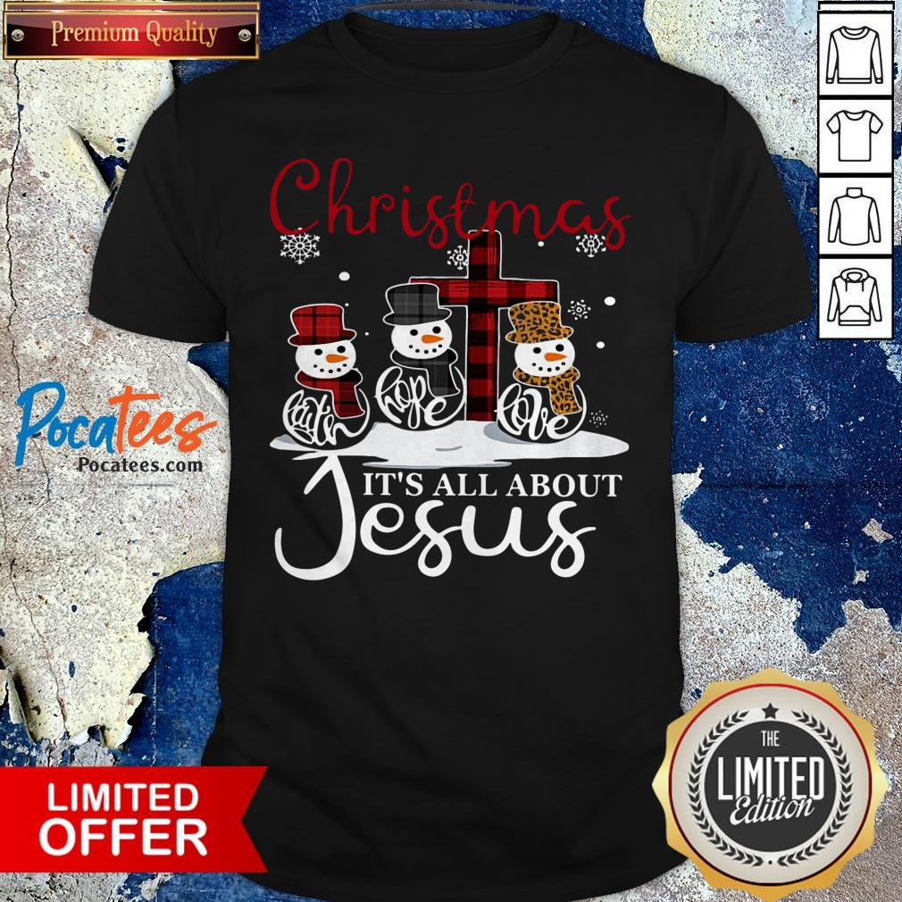 Christmas It'S All About Jesus Shirt