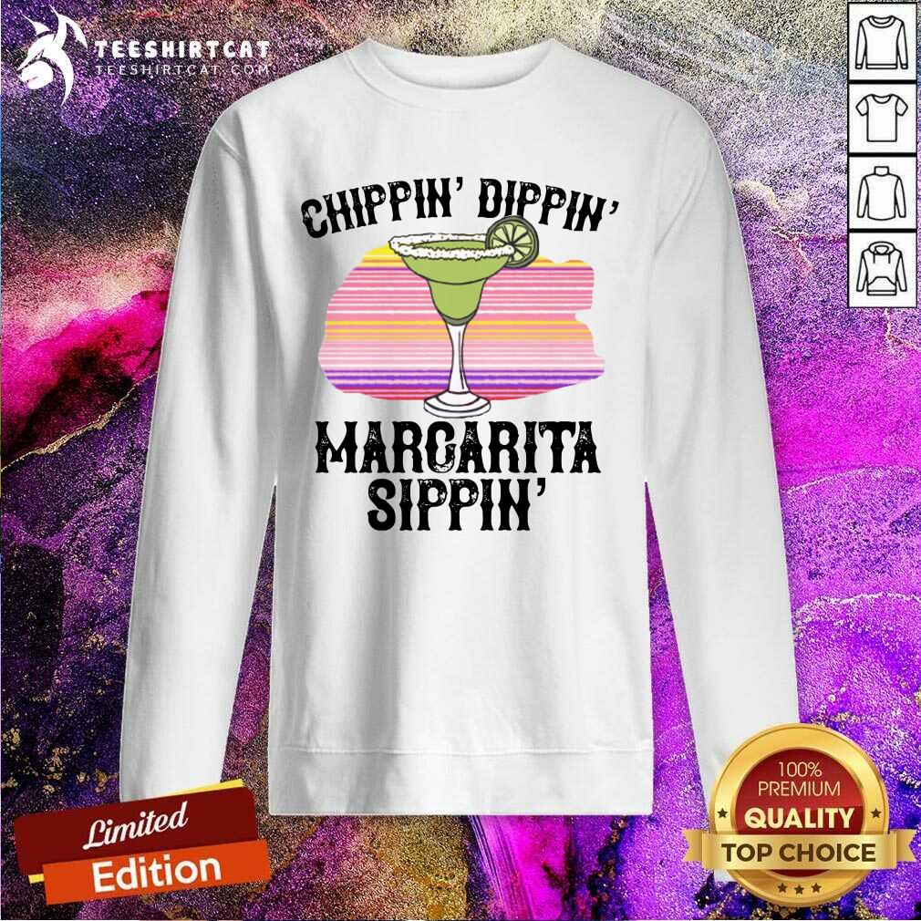 Colorful Chippin Dippin Margarita Sippin Shirt