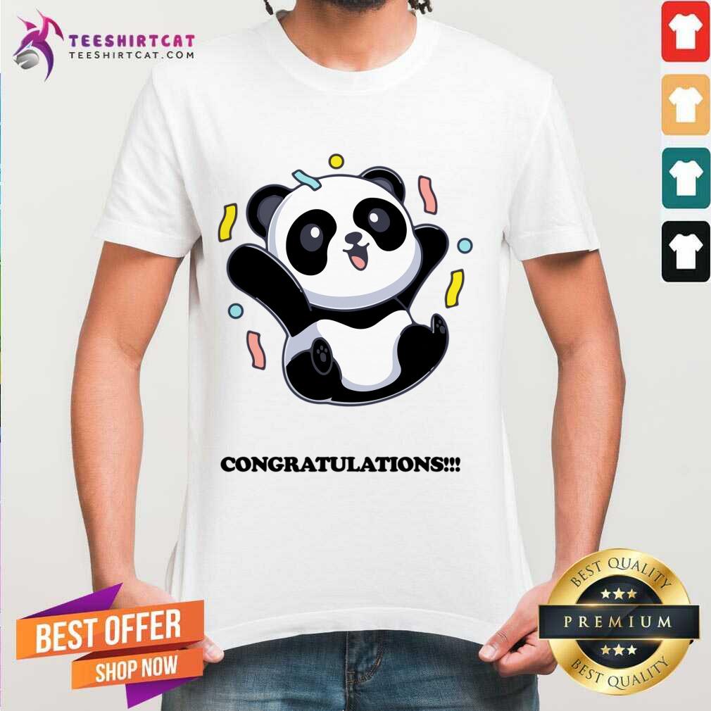 Congratulations Panda Shirt