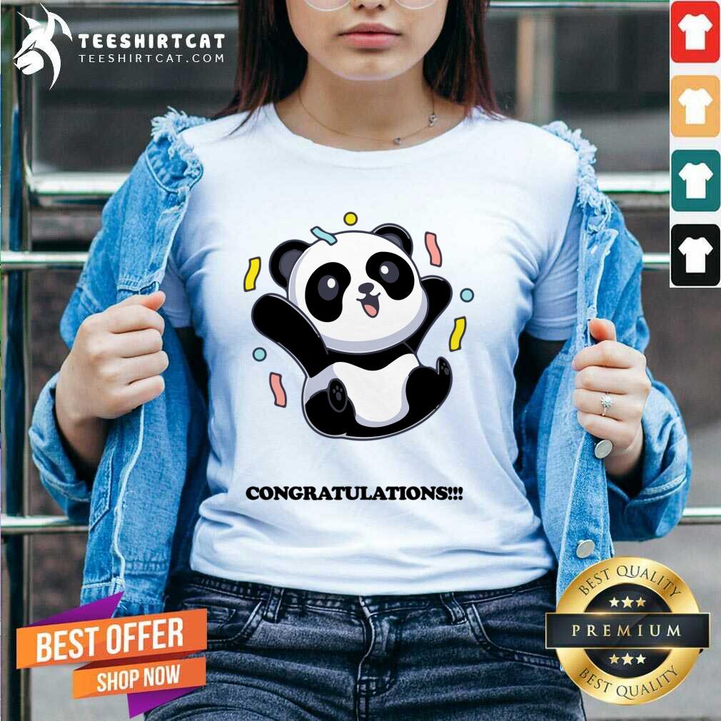 Congratulations Panda Shirt