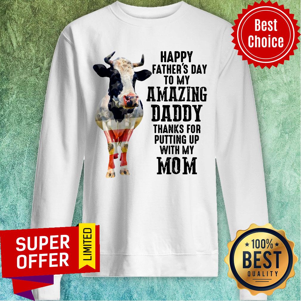 Cow Happy Father'S Day To My Amazing Daddy Shirt