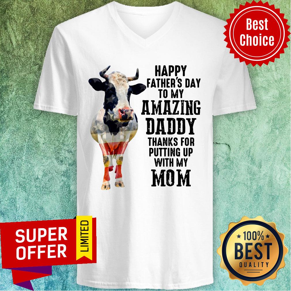 Cow Happy Father'S Day To My Amazing Daddy Shirt