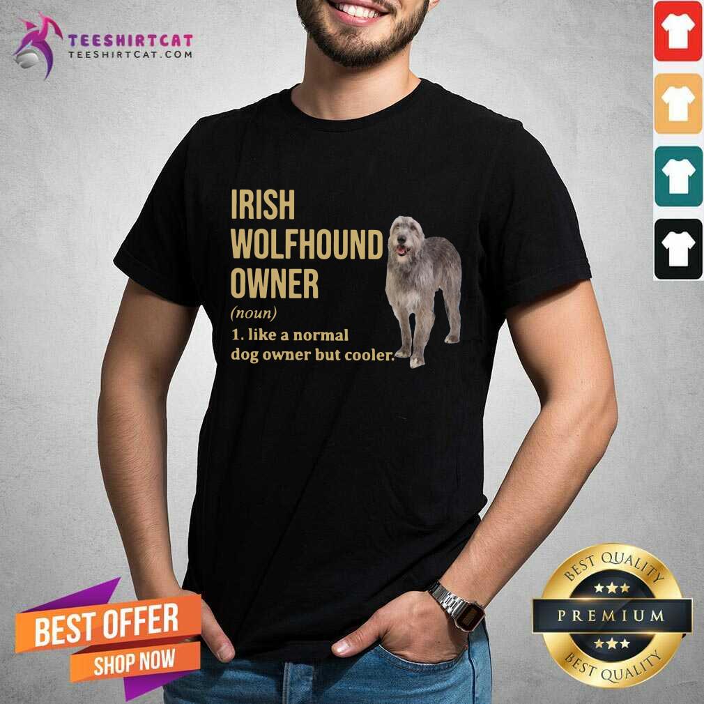 Cute Irish Wolfhound Dog Owner Shirt
