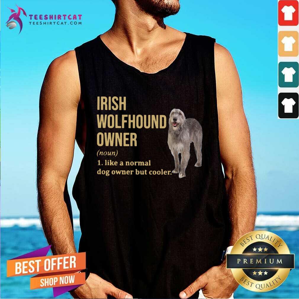 Cute Irish Wolfhound Dog Owner Shirt