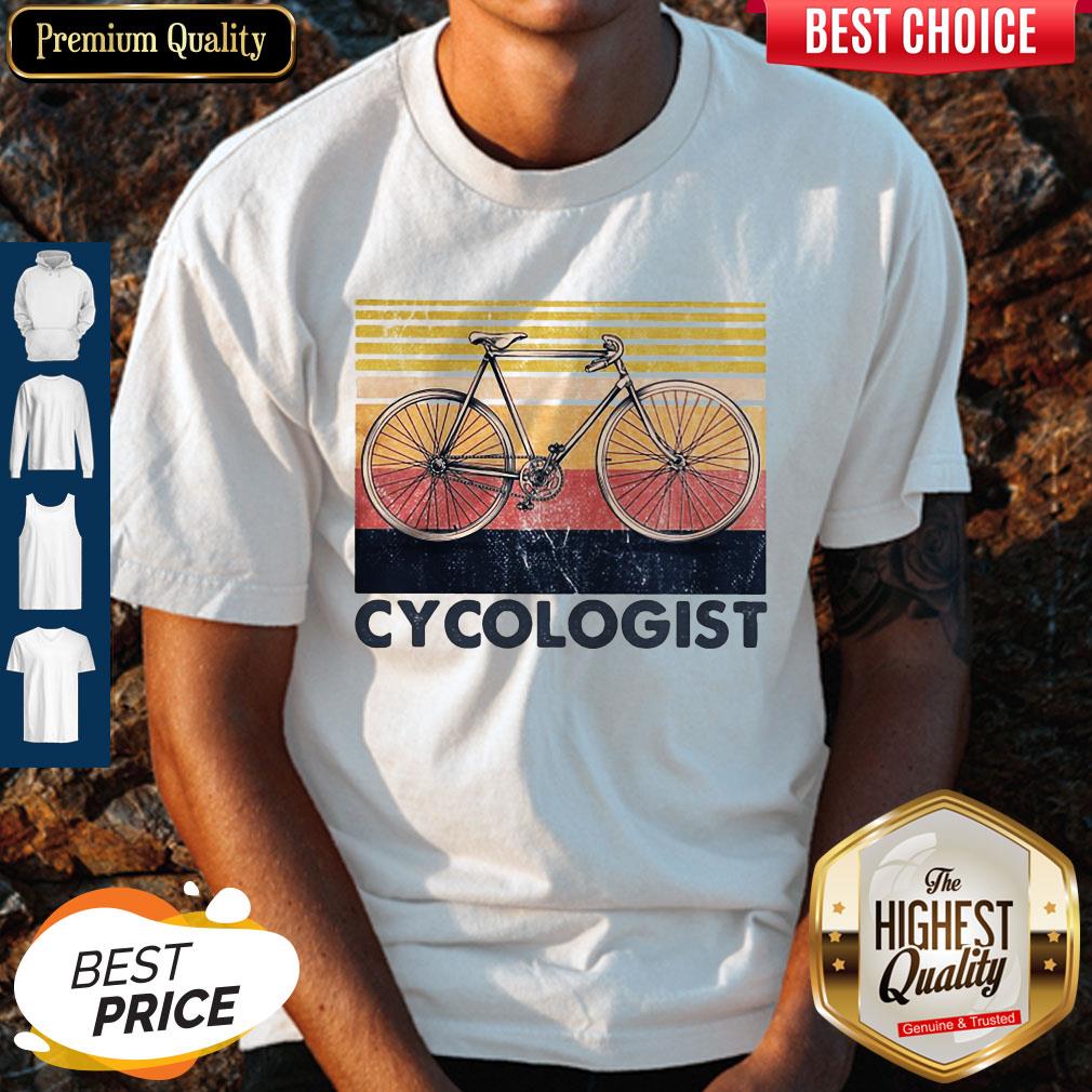 Cycling Cycologist Vintage Shirt