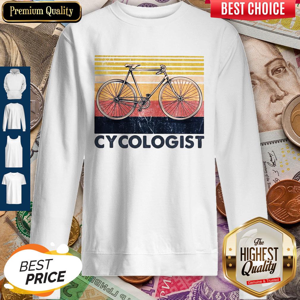 Cycling Cycologist Vintage Shirt