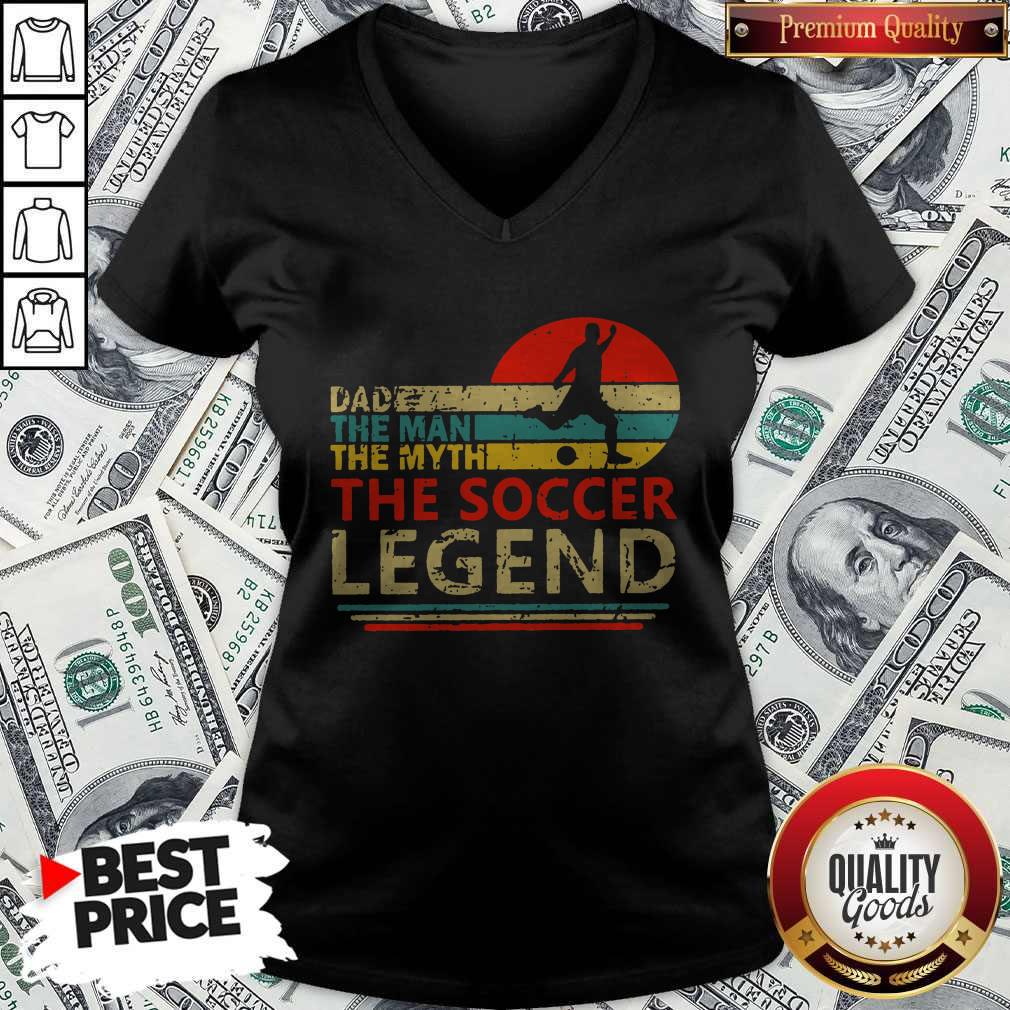 Dad The Man The Myth The Soccer Legend Vintage Shirt