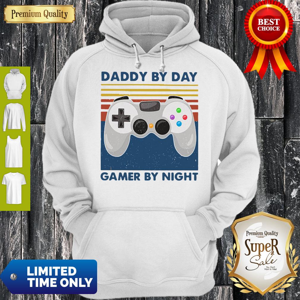 Daddy By Day Gamer By Night Funny Family Shirt